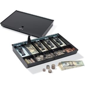 Replacement Cash Tray, 2 1/4"H x 15 7/8"W x 11 1/4"D, Black