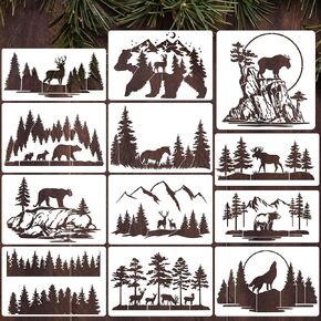 Fairy Stencils for Crafts Reusable Paint Stencil DIY Crafts Stencils for Painting on Wood Fabric Card T-Shirt