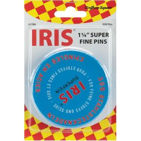 Euro-Notions Iris Swiss Pins, 500-Pack