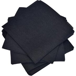 YIFHXY Black 8"x8" 150Sheets Cut Away Fabric Stabilizer for Embroidery, Cut Away Embroidery Stabilizer Backing-Medium Weight 2.5oz Cutaway Embroidery Stabilizers-for Machine Embroidery and Hand Sewing