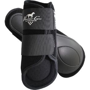 Professional's Choice Equine Ventech Splint Boot | Hook & Loop Closure | Sold in Pairs | Black