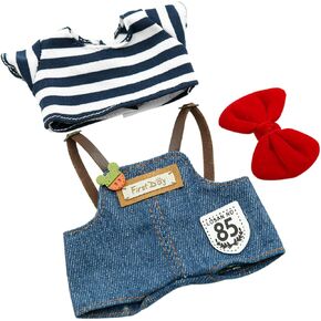 17cm Clothes for Doll , 3-Piece Set Cute Clothes for Doll, Cowboy Stylish Outfit with Accessories(No Doll)