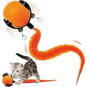 Speedy 2.0 Tail Cat Toys for Indoor Cats, Interactive Cat Toys for Bored Indoor Adult Cats, Automatic Speedy Ball Interactive, Electronic Rollie Pet Chase, Smart Interactive Tail Balls for Kittens