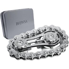 Metal Fidget Spinner Toy for Adults Stress Relief Toys Sprocket Chain Fidget Toy figette Bike Chain Stress Tool ADHD Teens Desk Offices Gift