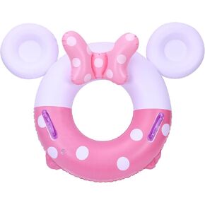 Inflatable Swim Ring, Cute Mermaid Dinosaur Unicorn Mouse Swimming Pool Floats Tube Raft, Water Bathtub Beach Party Toys Swimming Trainer Floaties for Toddlers Kids Aged 4-10