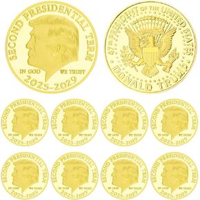 9pc 2025-2029 Series Presidential Commemorative Coin, Presidential Commemorative Gifts