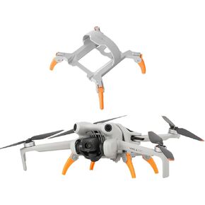 Landing Gear for DJI Mini 4 Pro Drone, Quick Release Height Extender Leg Foldable Spider Leg for DJI Mini 4 Pro Accessories (Orange)