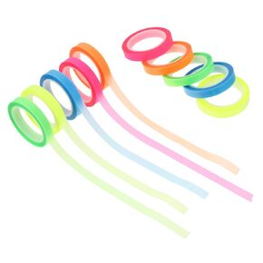 ARTIBETTER 10Rolls Transparent Highlighter Tape Aesthetic Book Tabs Portable Page Markers for Easy Annotation and Focused Reading Each for School and Office