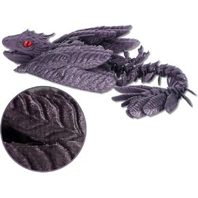 3D المطبوعة الريش Wyvern Dragon-13.5 بوصة ، حزمة حيوانات التنين المطبوعة ثلاثية الأبعاد ， Dragon Flying Dragon المطبوعة ثلاثية الأبعاد ， التنين المفصلي ، التنين المملح ، زخرفة سطح المكتب ， ألعاب Pet على سطح المكتب ， الأشياء المطبوعة ثلاثية الأبعاد (حرير أ
