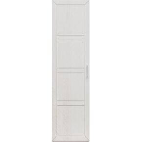 REALROOMS Percy Modular Membrane Press Single Door Kit, Ivory Oak