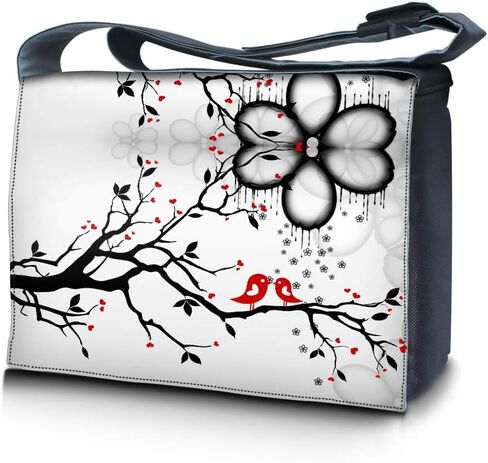 LSS 15" 15.6 inch Laptop Padded Compartment Shoulder Messenger Bag, Carrying Case for 14" 15" 15.6" & Smaller Size Notebook in Saudi Arabia