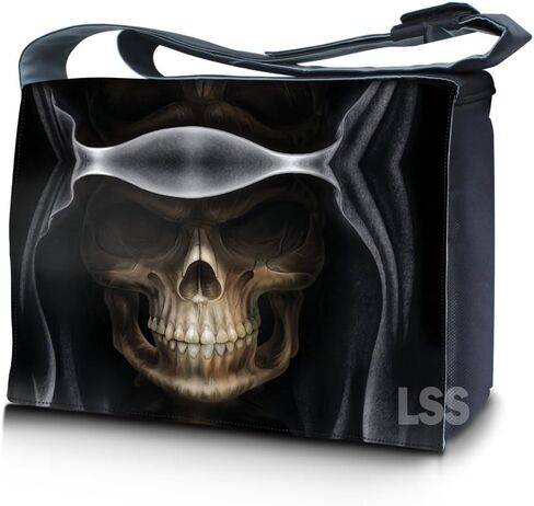 LSS 15" 15.6 inch Laptop Padded Compartment Shoulder Messenger Bag, Carrying Case for 14" 15" 15.6" & Smaller Size Notebook in Saudi Arabia