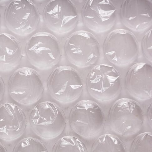 Round Rich 2 Packs Bubble Roll Made in USA - غلاف تعبئة الفقاعات للتحرك والشحن القياسي الحجم 12 بوصة × 36 قدمًا مع وسادة 3/16 'واللوازم مثقبة كل 12' ' in Kuwait