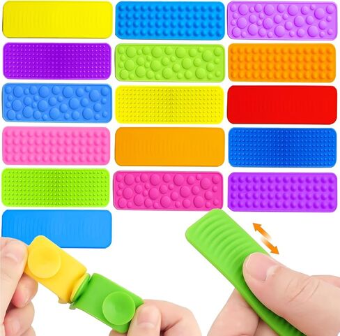 ألعاب Sensory Toys للأطفال البالغين ، 16 مساءً ألعاب شفط محكم لأطفال التوحد ، ألعاب المكتب الحسي لتخفيف القلق ، تململات تململ لمكتب الفصول الدراسية (النمط 2) in Kuwait