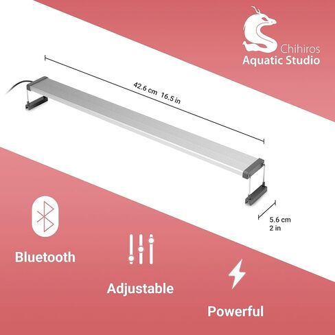 تشيهيروس B120 مصباح LED Aquarium - ضوء خزان أسماك الطيف الكامل - 51.3W in Kuwait