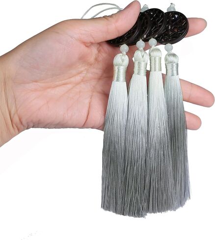 BEL AVENIR Silky Key Tassels for DIY Accessories Craft, Car and Home Decoration, Graduation Handmade (4, Gold) in Saudi Arabia