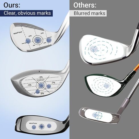 مجموعة شريط تأثير الجولف من MSOAT 150 قطعة، ملصق تأثير نادي الجولف لUT/FW/الهجين، والأخشاب، والمكواة لكل 50 قطعة، والتحليل الذاتي للبقع الحلوة والاتساق، ومساعدة تدريب مفيدة على تحسين دقة التأرجح in Kuwait