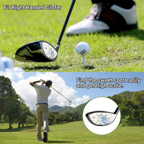 مجموعة شريط تأثير الجولف من MSOAT 150 قطعة، ملصق تأثير نادي الجولف لUT/FW/الهجين، والأخشاب، والمكواة لكل 50 قطعة، والتحليل الذاتي للبقع الحلوة والاتساق، ومساعدة تدريب مفيدة على تحسين دقة التأرجح in Kuwait