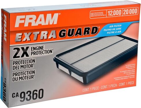 فلتر هواء FRAM Extra Guard، CA9360 لمجموعة مختارة من سيارات لكزس وتويوتا in Kuwait