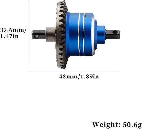 RC Spare Part Compatible with Traxxas for Slash for VXL for Stampede for Rustler for Remo 1/10 RC Car Upgrade Parts 4x4 Metal Differential Steel Gear(Black,2pcs) in Kuwait