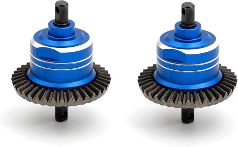 RC Spare Part Compatible with Traxxas for Slash for VXL for Stampede for Rustler for Remo 1/10 RC Car Upgrade Parts 4x4 Metal Differential Steel Gear(Black,2pcs) in Kuwait