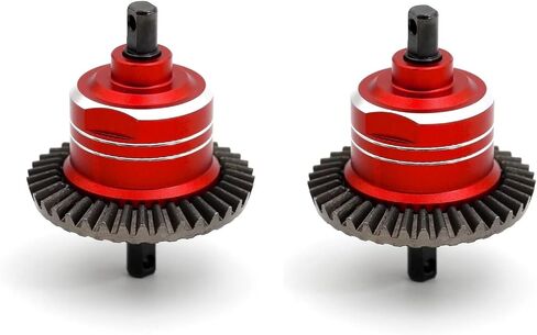 RC Spare Part Compatible with Traxxas for Slash for VXL for Stampede for Rustler for Remo 1/10 RC Car Upgrade Parts 4x4 Metal Differential Steel Gear(Black,2pcs) in Kuwait