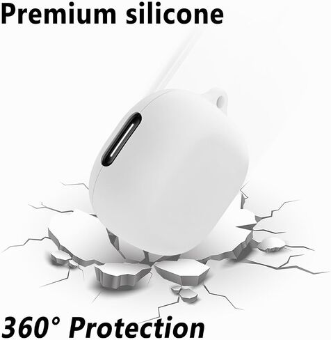 Geiomoo Silicone Case for Anker Soundcore P40i, Protective Cover with Carabiner (Black) in Saudi Arabia
