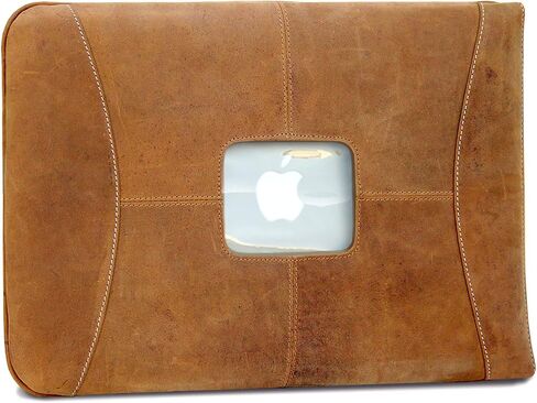 Premium Leather 13 MacBook Pro Messenger Bag W/Sleeve in Saudi Arabia