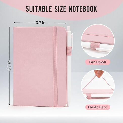 Pocket Small Notebook Journals ، 8 Pack (8 Pastel Color) Mini Notebook 3.7x5 in Kuwait