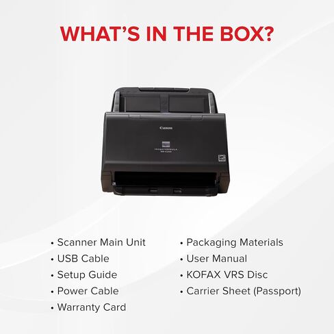 Canon 0651C002 ImageFORMULA DR-C240 Office Document Scanner in Saudi Arabia