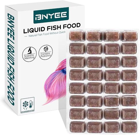 Liquid Fish Food - Consisting of Non-Living Brine Shrimp Without Refrigeration for Fry/Larvae/Small, Corals, Jelly, Seahorses, and Other Aquarium Fish in Kuwait