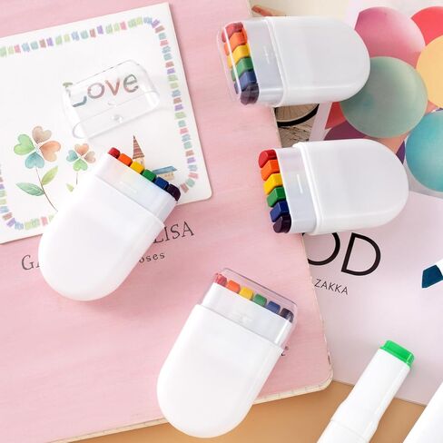 2 Rainbow Face Paint Sticks, Festival Makeup for Face, Body, Women, Men in Saudi Arabia