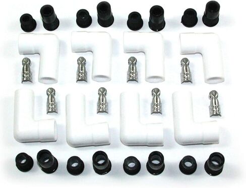 Pertronix 8501HT-1 Ceramic Spark Plug Boot, 90 Degree, White, 1 Pack in Saudi Arabia