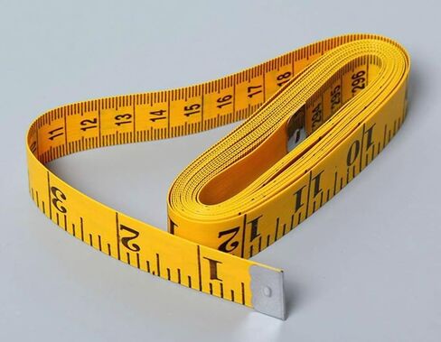 Pack of 2 Soft Fabric Tape Measures, Body Measuring Tape for Tailor, Sewing, Weight Loss, Medical Body Measurements, Nursing, Craft, and Fitness Tracking 150cm/60 inch in Saudi Arabia