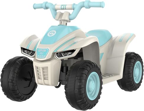 GOTRAX RT1 12V Kids Ride-On Toy للأطفال الصغار ، وسرعة 1.5 ميل في الساعة مع بطارية قابلة للشحن تصل إلى 80 دقيقة ، و 8 بوصات مركبة عجلات مركبة ، ومكافحة للتجول ومسرع السيارات الكهربائية للسيارات للطفل للطفل in Kuwait