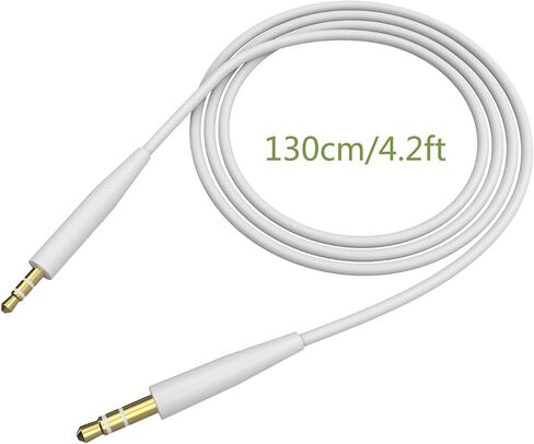 Saipomor Replacement Audio Cords Compatible with Bose 700, OE2, OE2i, QC25, QC35, QC35 II, QC45, SoundLink & SoundLink II Headphones – 2.5mm to 3.5mm Jack, Black in Saudi Arabia