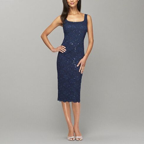 Alex Evenings womens Shift Dress With Lace Jacket (Petite and Regular) in Saudi Arabia