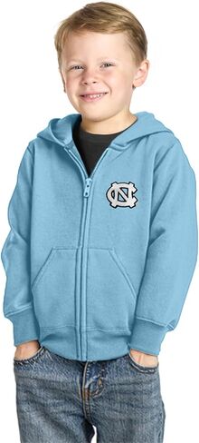 Little King NCAA Boys/Girls Toddler Full Zip Fleece Hoodie Sweatshirt with Embroidered Team Logo 2T 3T 4T 5T in Saudi Arabia