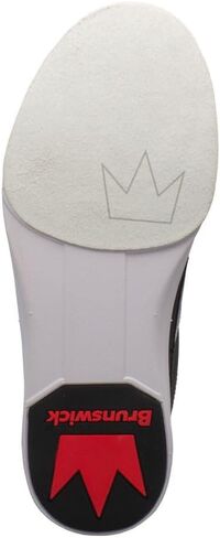 Brunswick Renegade Wht/Blk Mens Bowling Shoes in Kuwait