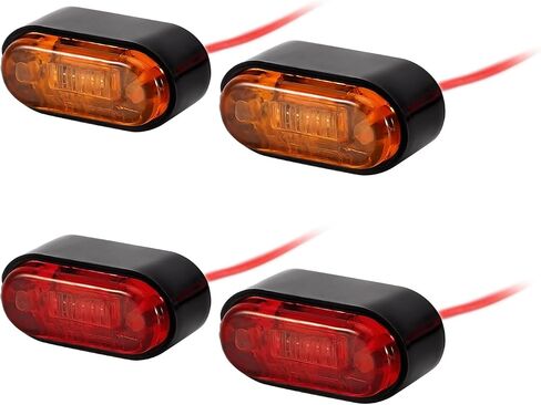 Intera 11x5mm Marker Lights Lights Lights لسيارات RC (بيضاء وصفراء وحمراء) in Kuwait