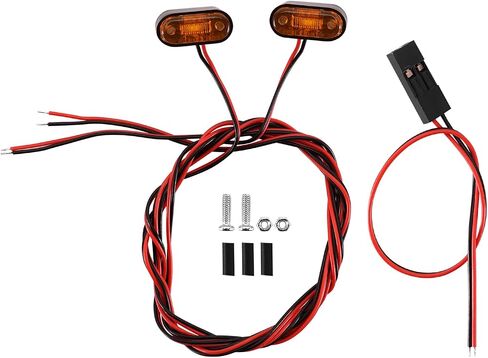 Intera 11x5mm Marker Lights Lights Lights لسيارات RC (بيضاء وصفراء وحمراء) in Kuwait