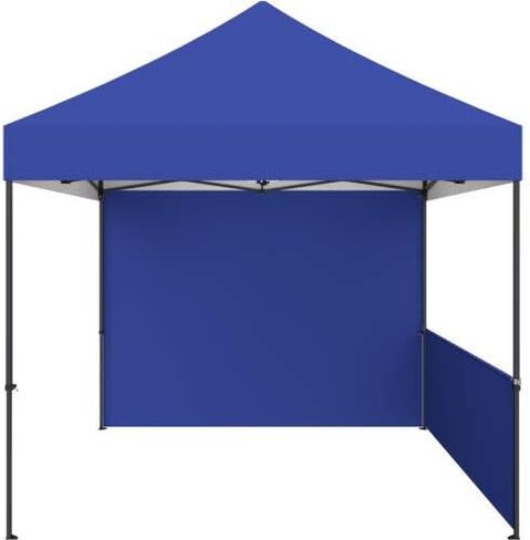 Zoom 10' Pop up Tent Solid Color 1/2 Wall + Hardware (Black) in Saudi Arabia