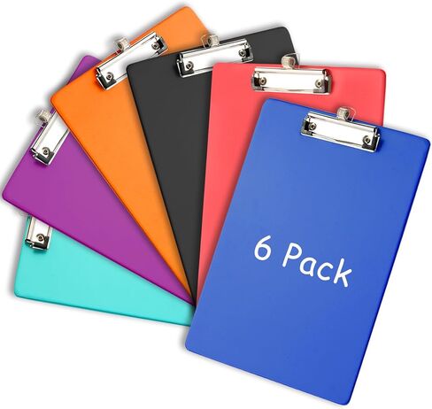 6pcs/مجموعة A4 الحافظة مع حامل القلم ، يحمل ما يصل إلى 100 ورقة من ورقة 8.5x11 ， الحافظة البلاستيكية للممرضة ، الأطفال ، المعلم in Kuwait