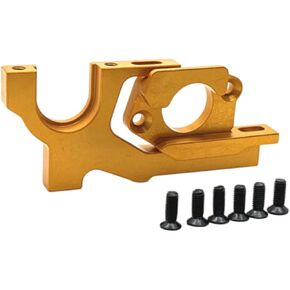 Adjustable Motor Mount Motor Mounting Easy to Install RC Car Upgrade Accessories for 1/10 104001 104072 RC Car Spares, Red
