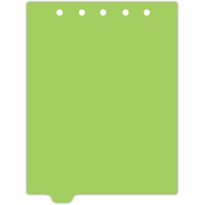 Carstens - Heavy Duty Plastic Ring Binder Dividers, Bottom Tab, 1/9 Cut, Tab 2 Position, US Letter, Turquoise, Pack of 10, (2619-02) - Ideal Medical Chart Dividers or Index Tabs for 3 Ring Binders