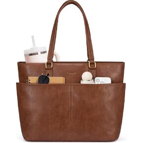 LOVEVOOK Laptop Tote Bag for Women, 15.6 inch Laptop Work Bags for Teacher/Nurse Large Computer Bag for Office