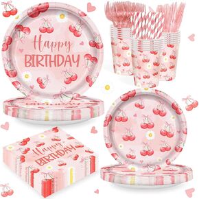 140 Pcs Tornado Birthday Party Decorations for 1st 2nd Boys Cartoon Two nado Patry Supplies Includ Paper Plates Napkins Cups Forks Knives and Straw Tableware Set Serve 20