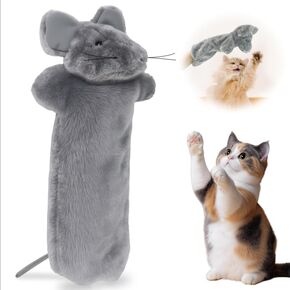Cat Wrestling Toy Puppet, Interactive Glove Cat Toys for Fun Play, Safe & Soft Cat Wrestling Glove Hand Puppets for Indoor Exercise & Mental Stimulation, Ideal for Pet Lovers