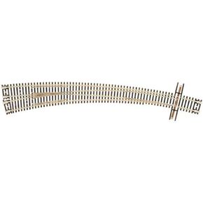 Atlas 2058 N Scale Curved Left-Hand Turnout Code 55 Track