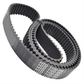 HTD 5M Timing Belt Lp=1050 1055 1060 1065 1070 1075 1080 1085 1090 1100 1110 1115 1120 1125 1130 1135 Width 20/25mm Rubber(1125-5M-(225 Teeth),2PCS_25MM)